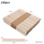 100-Piece Bag of Disposable Wooden Sticks for Hair Removal Waxing and Scraping Tools - Korvel