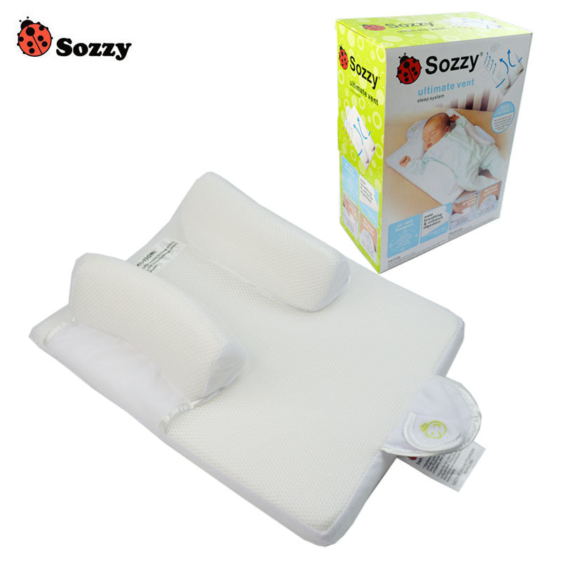 SOZZY Baby Sleep Pad Comfort Baby Pillow Stereotyped Pillow Sleep Pillow Anti-Turnover Anti-Spit Milk Pillow Bed In Bed - Korvel