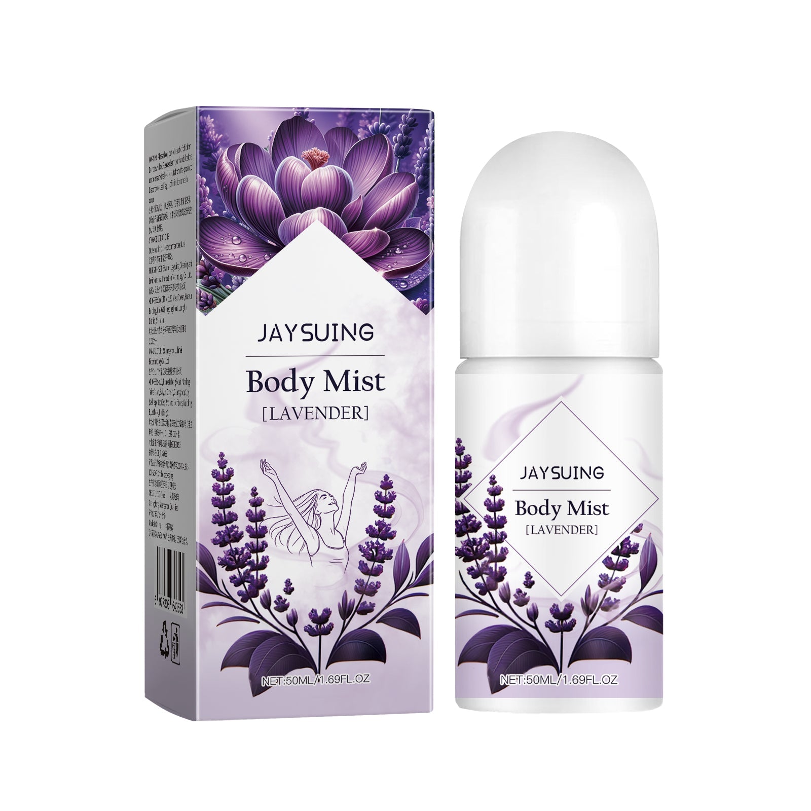 Lavender Deodorant For Summer Armpit Workouts, Sweat Odors Cleaning And Staying Portable Deodorant - Korvel