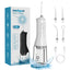 USB charging portable water flosser with four modes, 300ML water tank waterproof oral cleaner - Korvel