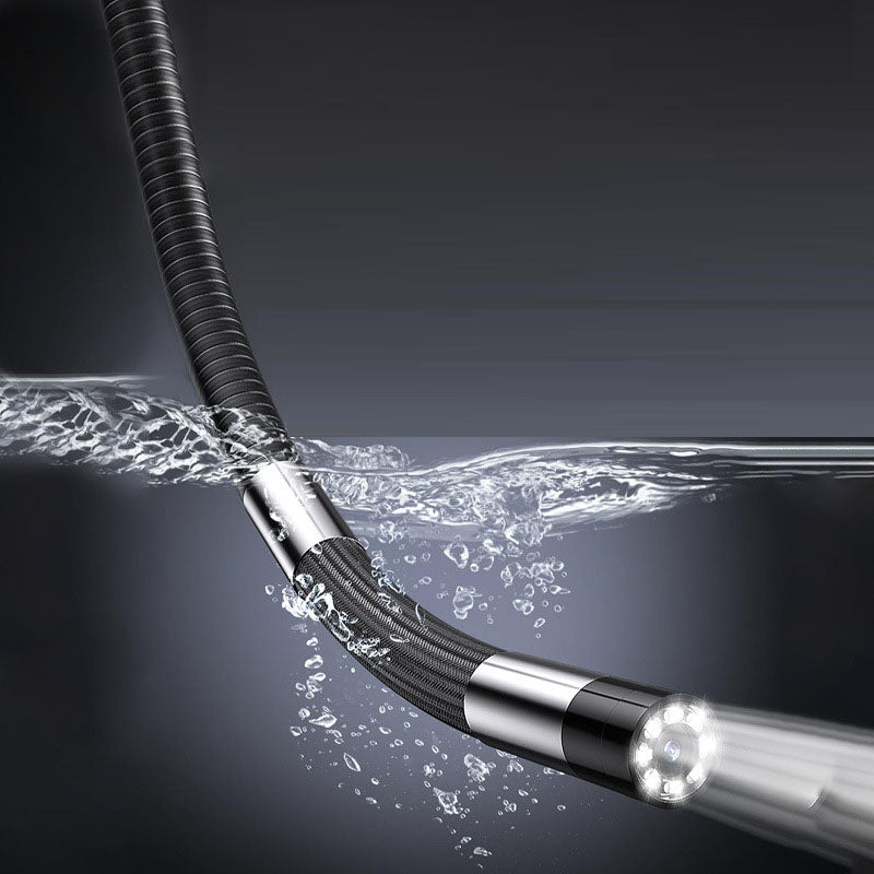 Intelligent industrial endoscope high-definition screen pipeline automotive maintenance probe lens - Korvel