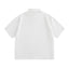 Chemise décontractée à manches courtes avec imprimé alphabet pour homme