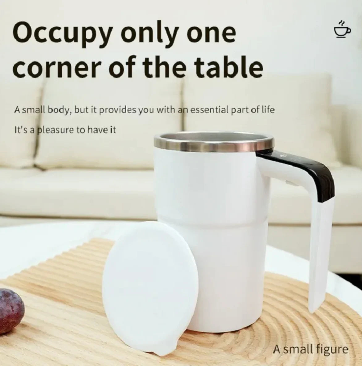 Tasse à café auto-mélangeante