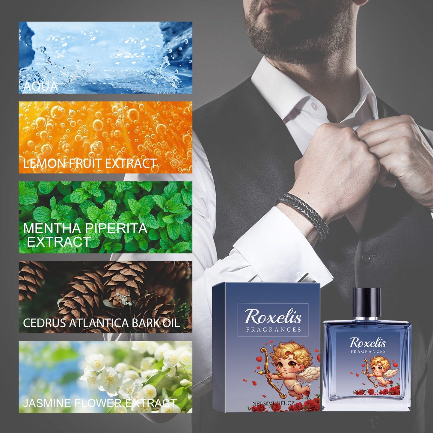 Fragrances, Men Release The Charm Of Natural Fresh Fragrance Behind The Ears And Wrist With Fragrance Niche Perfume - Korvel