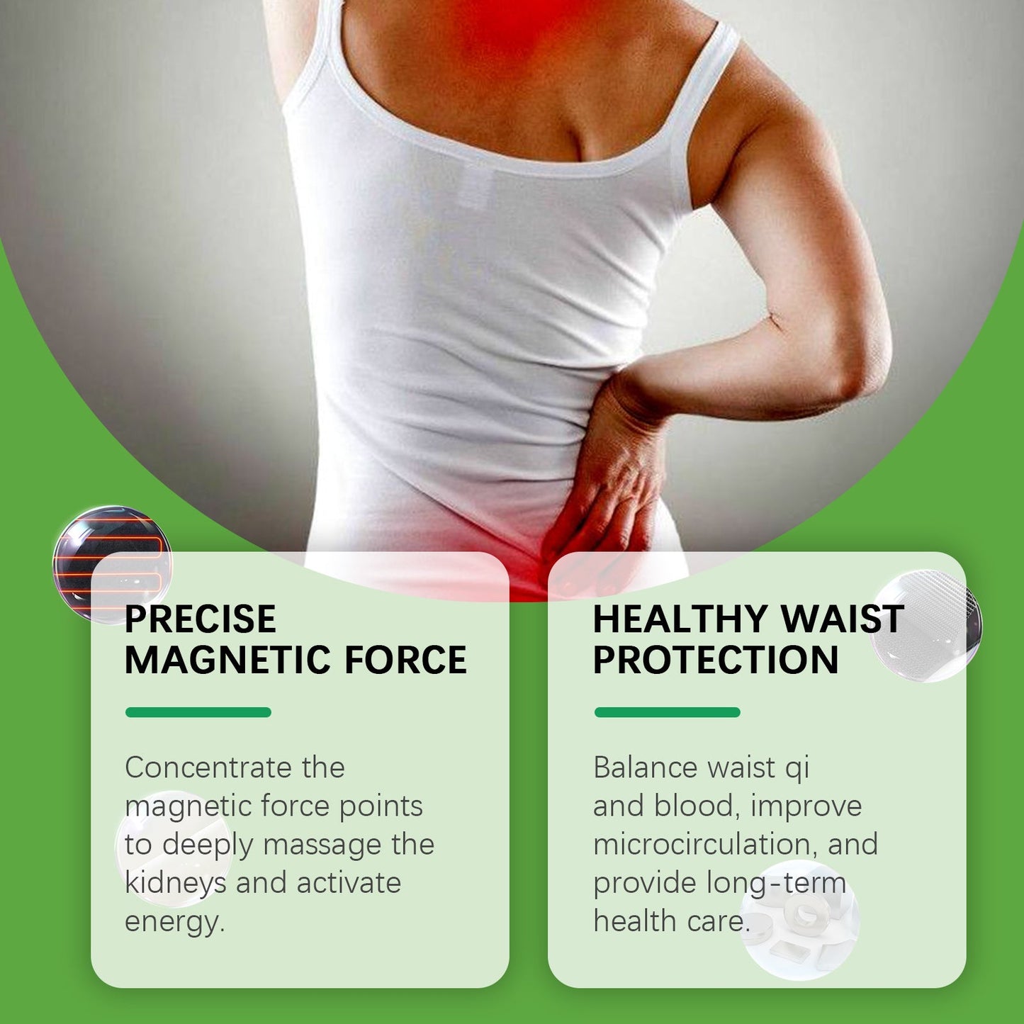 Premium Magnetic Therapy Waist Belt for Comfort and Support