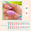 Mid-Length Almond Nail Art Patches for Stylish Looks