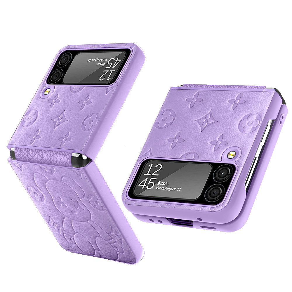 Coque en cuir premium pour Galaxy Samsung Z Flip3