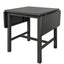 TOPMAX 5-piece square wooden pendant light expandable dining table set with 4 ladder back chairs  Gray - Korvel