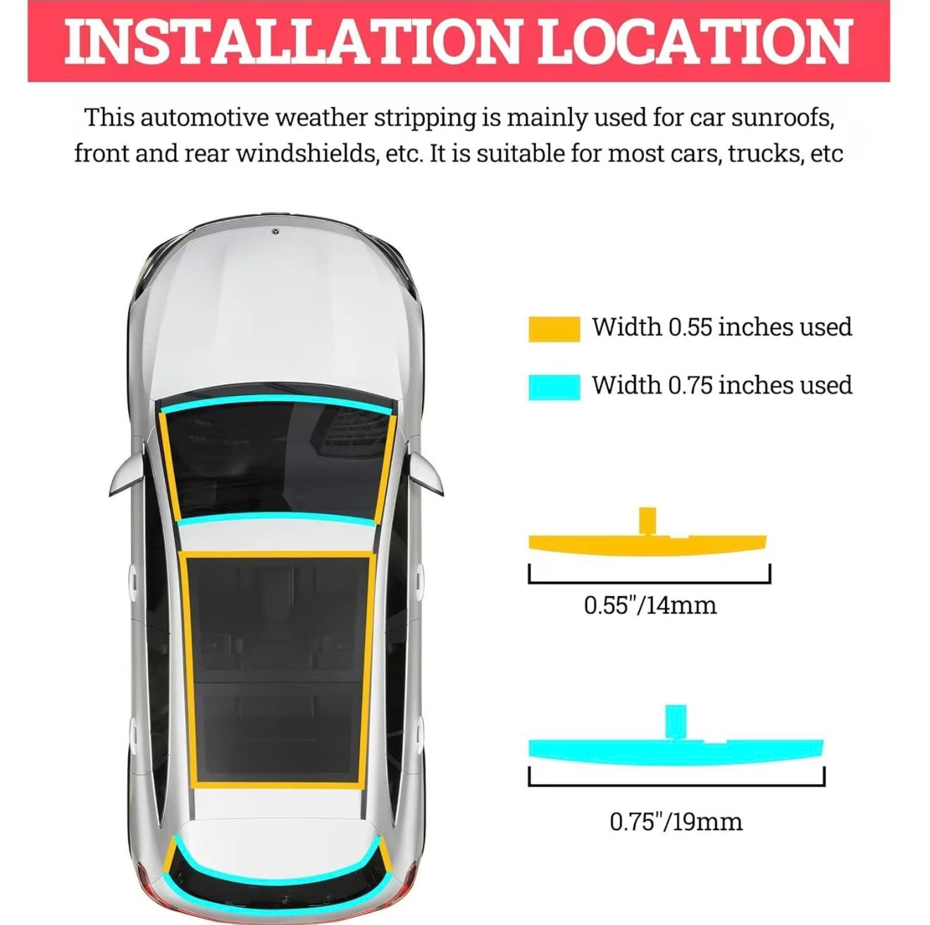 SealPro T-Strip: Solución de Sellado Premium para Vehículos