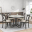 Orisfur 5 Pieces Dining Table and Chairs Set for 4 Persons Kitchen Room Solid Wood Table with 4 Chairs - Korvel