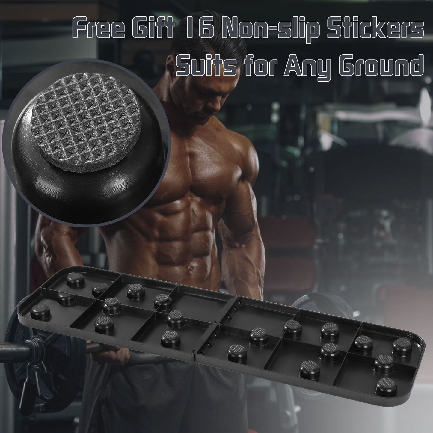 Foldable Multi-Function 12-Function 14-Function Push-Up Board Bracket Fitness Equipment Exercise Abs Board - Korvel