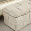 Ottomana de Almacenamiento Tapizada COOLMOR - Beige