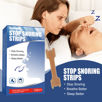 Care Nasal Strips, Anti-Snoring Snore Care Sleep Care Dilating Nasal Strips - Korvel