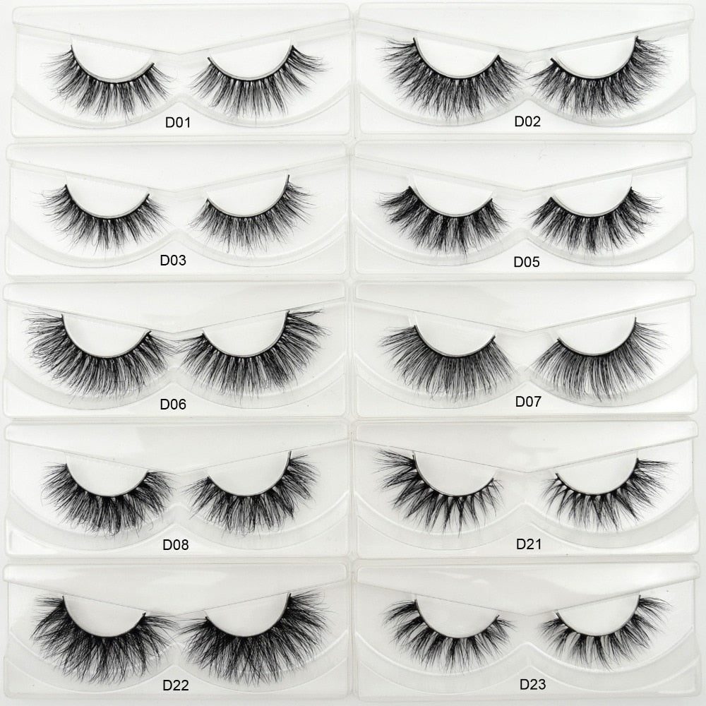 3D Mink False Eyelashes - Handcrafted Luxury Lashes