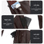 A medieval - style leather harness bag that is an anti - theft wallet, phone pouch, and suitable for men's Viking  cosplay. - Korvel