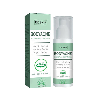 Body Acne Removal Cleanser Spray, Deep Clean Back Arm Fade Acne Beauty Moisturizing Spray - Korvel