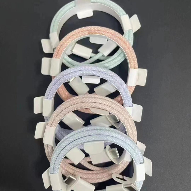 20W Apple PD Fast Charging Suitable for Apple 15C-C Data Cable Fast Charging Braided Mobile Phone Super Fast Charging Cable - Korvel