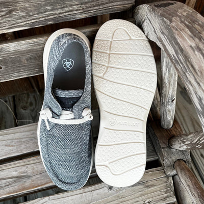 Ariat Men's Heathered Grey Knit Hilo Slippers - Korvel