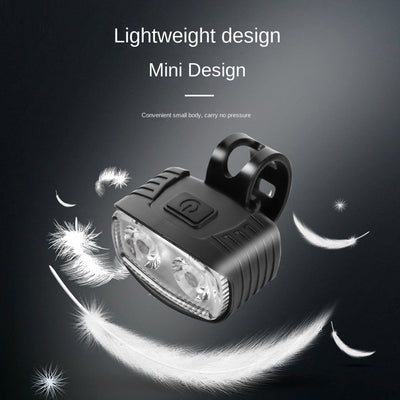 Bicycle headlight and taillight set, highway warning light, high brightness LED lighting, mountain bike outdoor riding accessori - Korvel