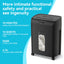 Heavy Duty Cross Cut Paper Shredder - 15 Sheets Capacity