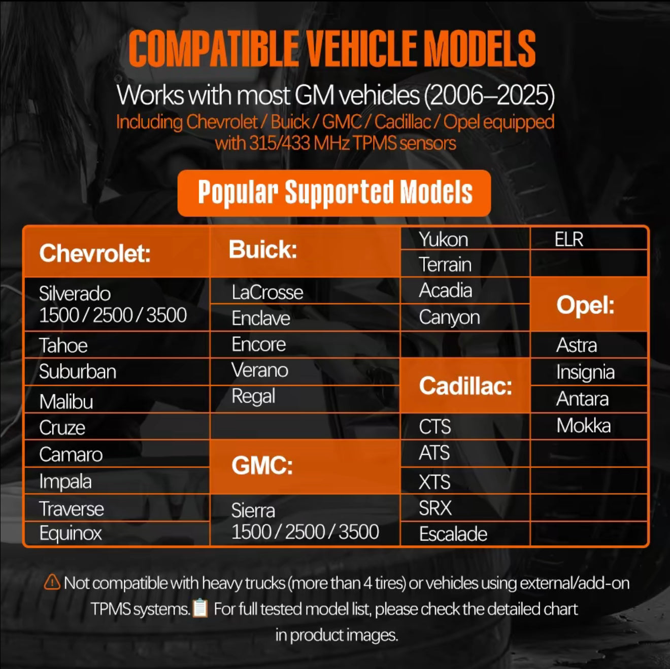 Herramienta de Activación AutoTPMS para Vehículos GM