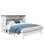Solid Pine Murphy Bed Chest with Charging Station - Queen