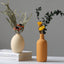 Conjunto de Jarrones de Cerámica Elegante de Tres Piezas para Decoración Moderna