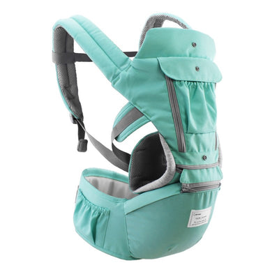 AIEBAO Ergonomic Baby Carrier Infant Kid Baby Hipseat Sling Front Facing Kangaroo Baby Wrap Carrier for Baby Travel 0-18 Months - Korvel