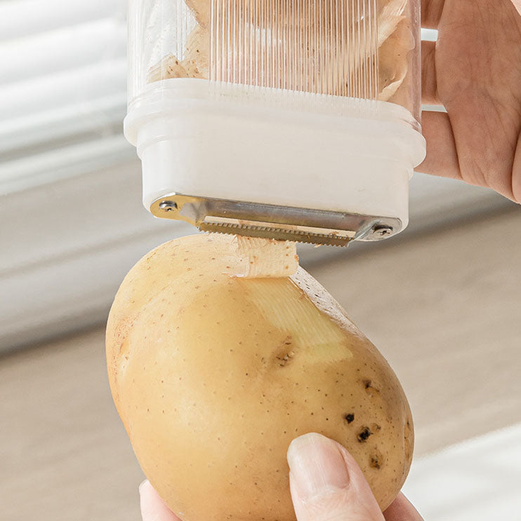 Peeling Knife Potato Peeling Apple Melon Planer Kitchen Fruit Household Multi-Function Peeling Knife Boxed Storage - Korvel