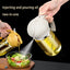 Food Grade Oil Pot Dual Use Glass Oil Spray Bottle Household Spray Sesame Oil Bottle Automatic Opening and Closing - Korvel