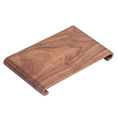 Retro - style Walnut Tea Tray, Wooden Soap - scented Candle Holder, Household Grocery Desktop Storage Box & Decorative Plate - Korvel