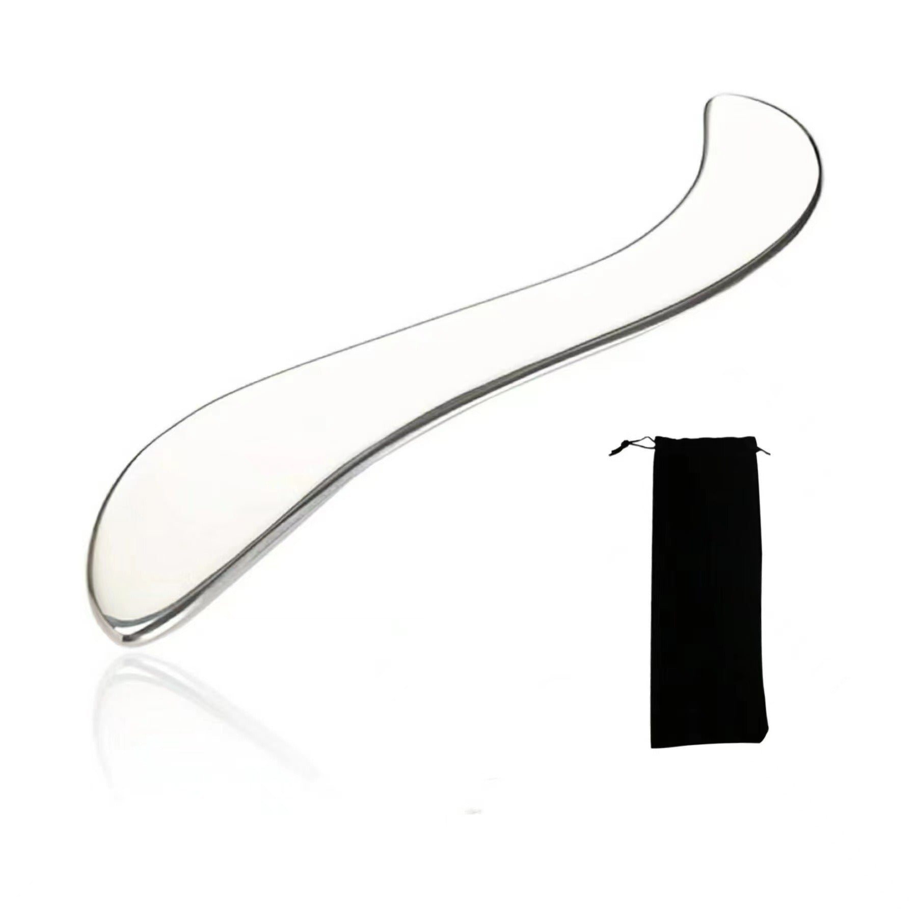 304 stainless steel fascia knife for loosening muscle tissue, scraping and relaxing S-shaped fascia knife for facial metal plate - Korvel