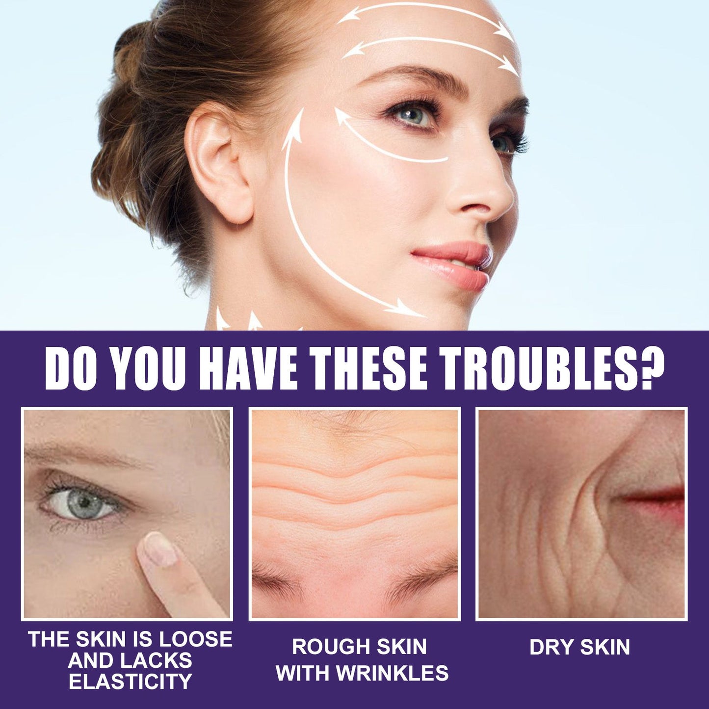 Lavender Moisturizing Firming Cream, Facial Repair Hydrating And Moisturizing Fine Line Reducing Essence Cream - Korvel