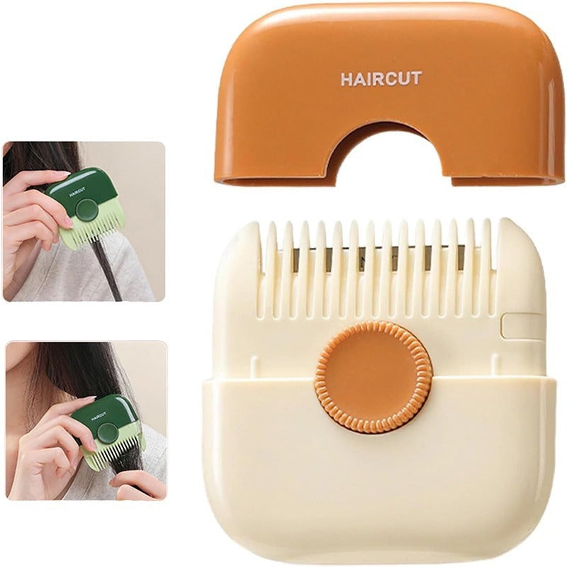 A multifunctional two in one hair clipper for girls at home, designed for trimming broken hair, branching hair, and thinning hai - Korvel