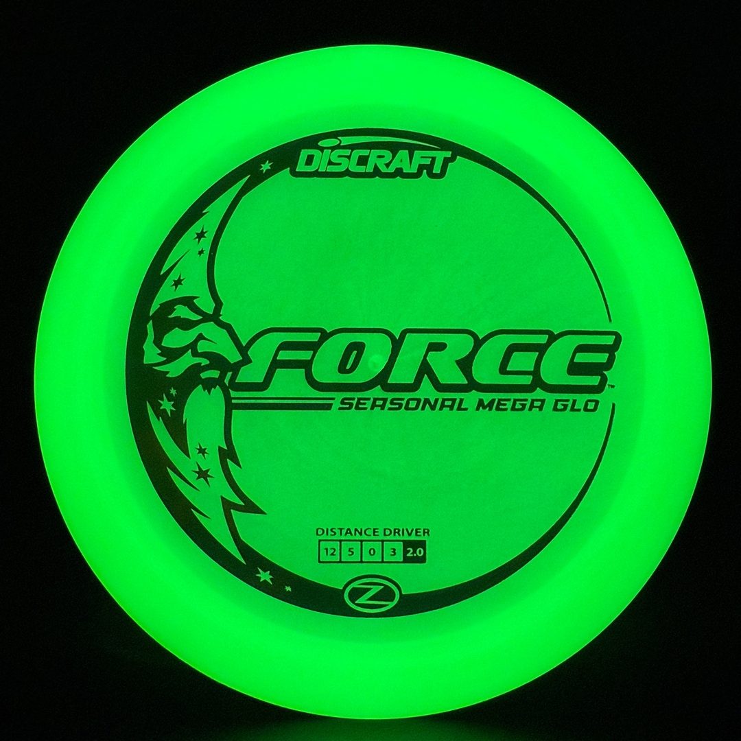 Mega Glo Force - Seasonal Glo Disc Golf Driver