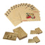 Waterproof Luxury Platinum Foil Poker Playing Cards Gold Plated Porker Cards - Korvel