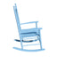 wooden porch rocker chair blue - Korvel