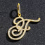 Hip Hop Grass Letter Pendant with Cuban Chain