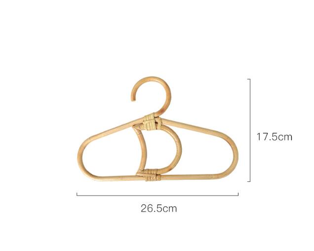 1pcs Handmade Vine Clothes Hanger Indonesian Vine Weaving Moon Sun Rainbow Style Children's Room Photography Room Decoration - Korvel