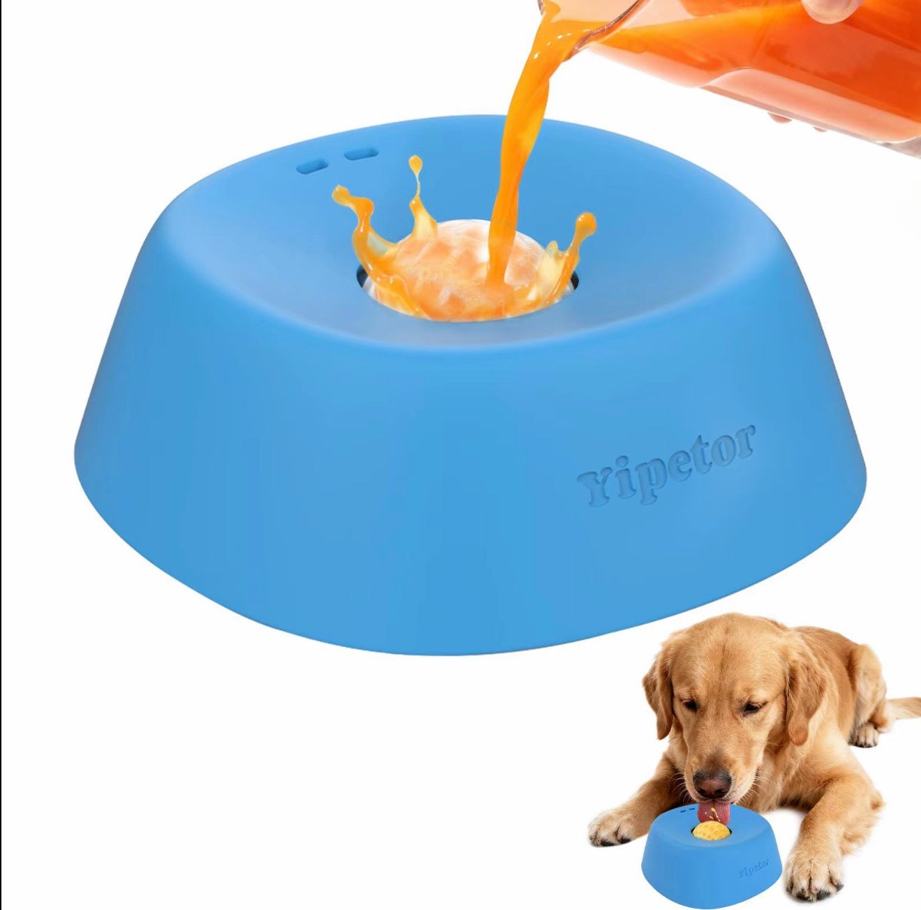 SpillGuard Lick Bowl for Mess-Free Liquid Treats
