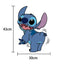 3D Broken Wall Stitch Wallpaper Children's Room Art Poster Decoration Self Adhesive Cartoon Anime Sticker Glass Door Sticker - Korvel