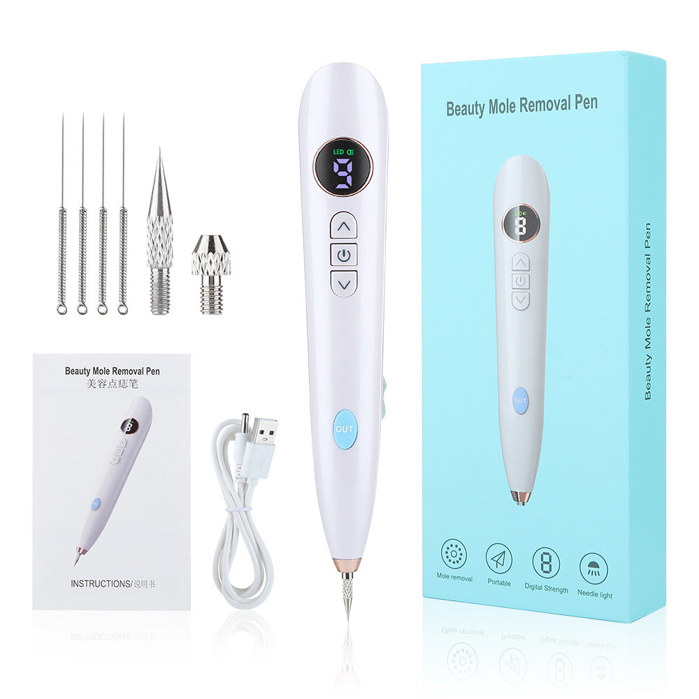 Removal Of Granulation Wart Tattoo Wart Spot Plug-In 9-Speed Laser Sweep Spot Mole Pen With Point Mole Pen Needle - Korvel