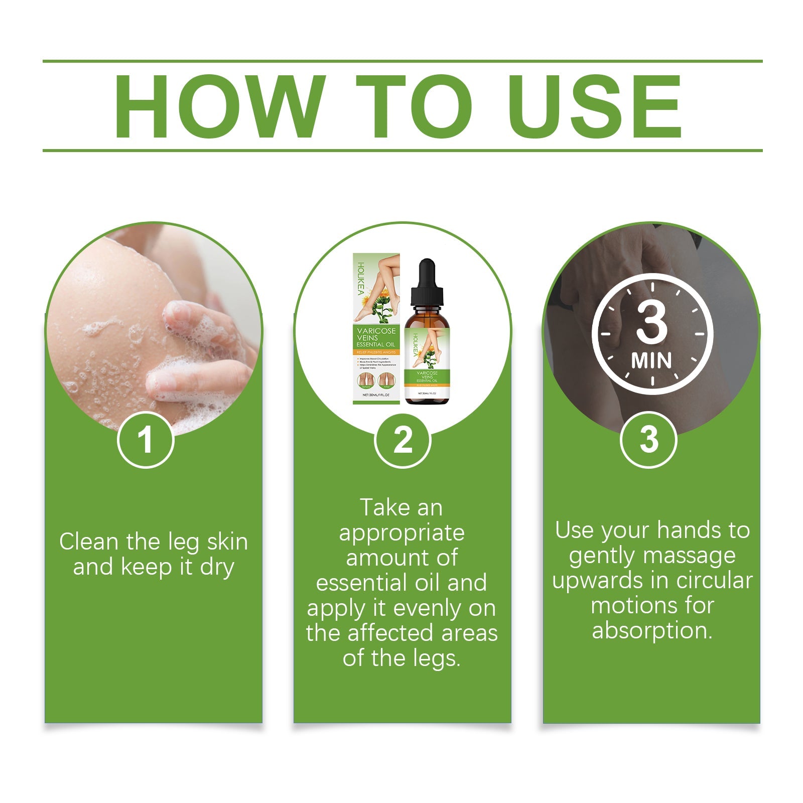 Leg Massage Oil Leg Essential Oil Helps Relieve Leg Tightness And Body Treatment Oil Gently - Korvel