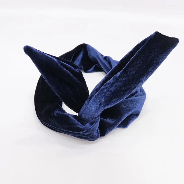 Fabric butterfly knot headband cute rabbit ear headdress headband and headband - Korvel