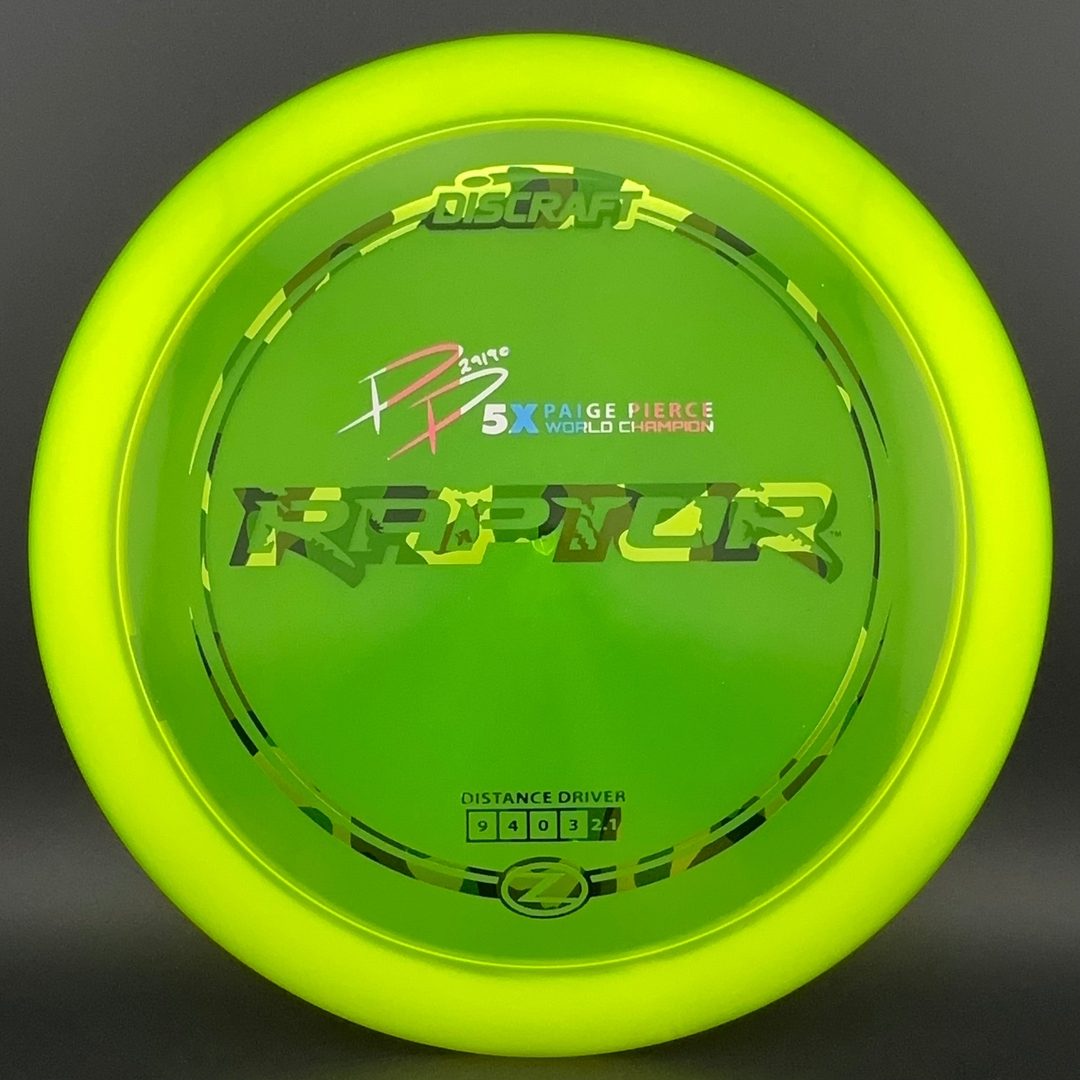 Z Line Raptor - Controlador de Disco de Golf Premium por Paige Pierce