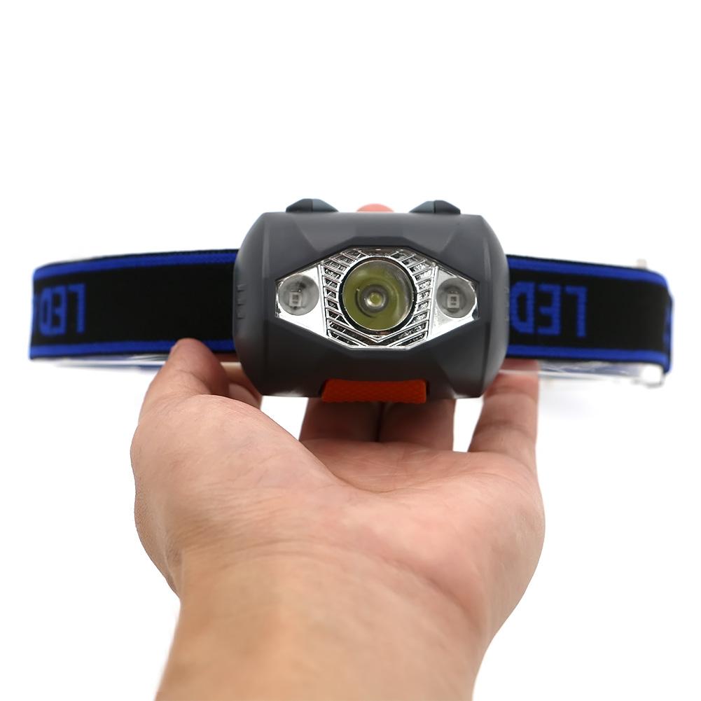 3 LED 800 Lumens 4 Modes Mini Headlamp Outdoor  Waterproof Flash Torch Lantern For Hunting,Use AAA Battery - Korvel