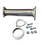 SPDZ1 96-00 Honda Civic EK9 Test Pipe avec joint en forme de beignet et bride