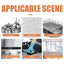 Multi-Purpose Kitchen Cleaner, Kitchen Stove Range Hood Stainless Steel Cooker Grease Cleaner - Korvel