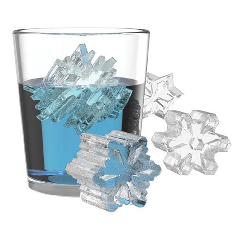 Moldes de Silicona en Forma de Copo de Nieve para Navidad