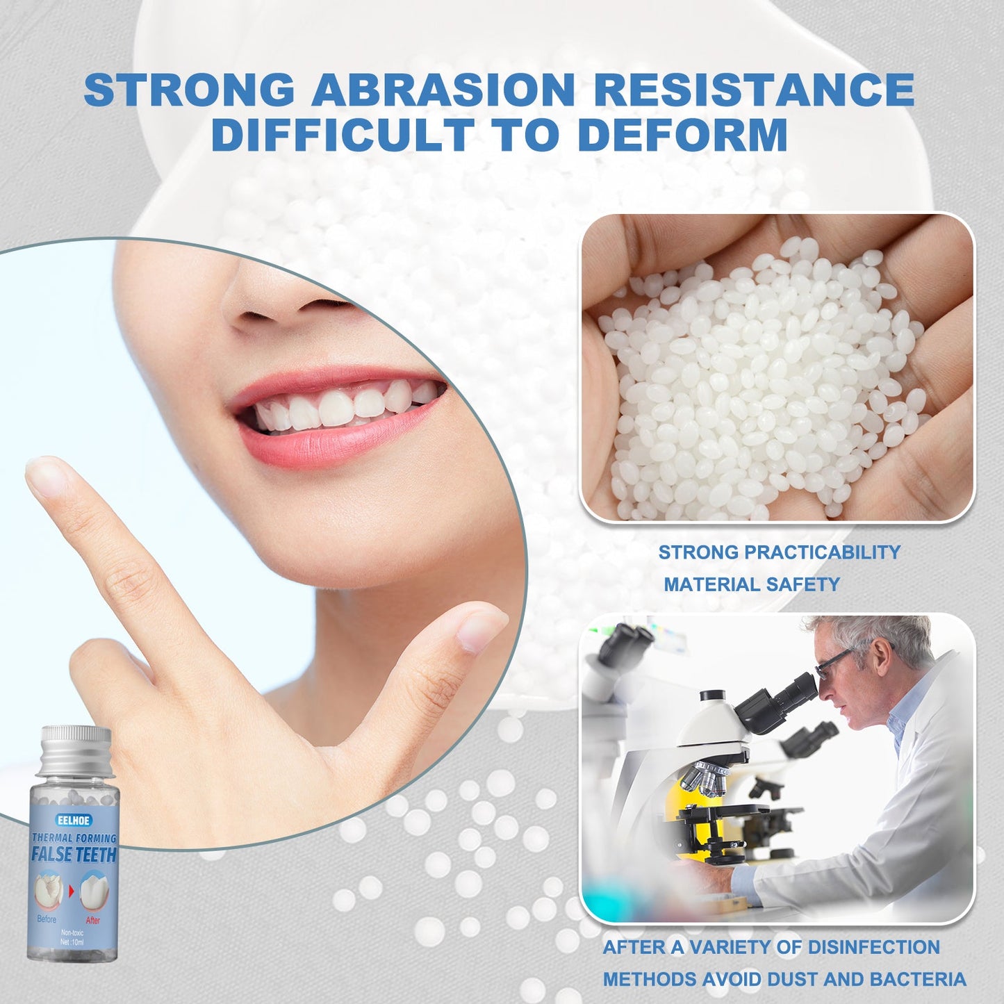 Can Shape Dental Glue Video Makeup Denture Modification Temporary Fillings Dental Glue Holes And Teeth Filling - Korvel